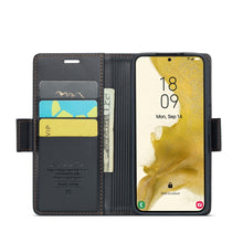 Load image into Gallery viewer, CaseMe 023 Butterfly Buckle Litchi Texture RFID Anti-theft Leather Phone Case, For Samsung Galaxy S22 5G, For Samsung Galaxy A32 5G / M32 5G, For Samsung Galaxy A52/A52s 5G, For Samsung Galaxy A22 5G, For Samsung Galaxy S21 FE 5G, For Samsung Galaxy A7...