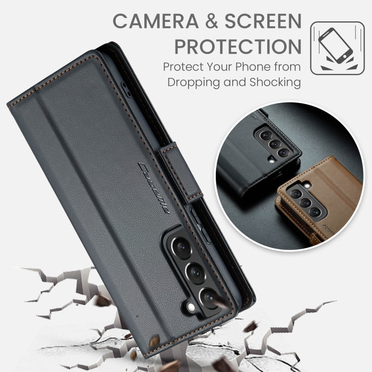 CaseMe 023 Butterfly Buckle Litchi Texture RFID Anti-theft Leather Phone Case, For Samsung Galaxy S22 5G, For Samsung Galaxy A32 5G / M32 5G, For Samsung Galaxy A52/A52s 5G, For Samsung Galaxy A22 5G, For Samsung Galaxy S21 FE 5G, For Samsung Galaxy A7...