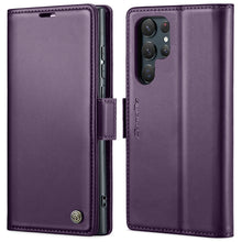 Load image into Gallery viewer, CaseMe 023 Butterfly Buckle Litchi Texture RFID Anti-theft Leather Phone Case, For Samsung Galaxy A12 5G, For Samsung Galaxy A13 4G/5G/A04s/A04/M13 5G, For Samsung Galaxy S20 FE, For Samsung Galaxy A23, For Samsung Galaxy A73 5G, For Samsung Galaxy A33...