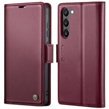 Load image into Gallery viewer, CaseMe 023 Butterfly Buckle Litchi Texture RFID Anti-theft Leather Phone Case, For Samsung Galaxy S23 FE 5G, For Samsung Galaxy A24 4G, For Samsung Galaxy A14 4G/5G, For Samsung Galaxy A34 5G, For Samsung Galaxy A54 5G, For Samsung Galaxy S23 Ultra 5G ...