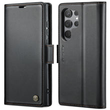 Load image into Gallery viewer, CaseMe 023 Butterfly Buckle Litchi Texture RFID Anti-theft Leather Phone Case, For Samsung Galaxy S23 FE 5G, For Samsung Galaxy A24 4G, For Samsung Galaxy A14 4G/5G, For Samsung Galaxy A34 5G, For Samsung Galaxy A54 5G, For Samsung Galaxy S23 Ultra 5G ...