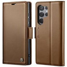 Load image into Gallery viewer, CaseMe 023 Butterfly Buckle Litchi Texture RFID Anti-theft Leather Phone Case, For Samsung Galaxy S23 FE 5G, For Samsung Galaxy A24 4G, For Samsung Galaxy A14 4G/5G, For Samsung Galaxy A34 5G, For Samsung Galaxy A54 5G, For Samsung Galaxy S23 Ultra 5G ...