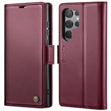 Load image into Gallery viewer, CaseMe 023 Butterfly Buckle Litchi Texture RFID Anti-theft Leather Phone Case, For Samsung Galaxy S23 FE 5G, For Samsung Galaxy A24 4G, For Samsung Galaxy A14 4G/5G, For Samsung Galaxy A34 5G, For Samsung Galaxy A54 5G, For Samsung Galaxy S23 Ultra 5G ...