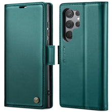 Load image into Gallery viewer, CaseMe 023 Butterfly Buckle Litchi Texture RFID Anti-theft Leather Phone Case, For Samsung Galaxy S23 FE 5G, For Samsung Galaxy A24 4G, For Samsung Galaxy A14 4G/5G, For Samsung Galaxy A34 5G, For Samsung Galaxy A54 5G, For Samsung Galaxy S23 Ultra 5G ...