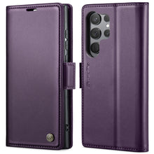 Load image into Gallery viewer, CaseMe 023 Butterfly Buckle Litchi Texture RFID Anti-theft Leather Phone Case, For Samsung Galaxy S23 FE 5G, For Samsung Galaxy A24 4G, For Samsung Galaxy A14 4G/5G, For Samsung Galaxy A34 5G, For Samsung Galaxy A54 5G, For Samsung Galaxy S23 Ultra 5G ...