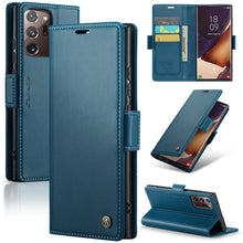 Load image into Gallery viewer, CaseMe 023 Butterfly Buckle Litchi Texture RFID Anti-theft Leather Phone Case, For Samsung Galaxy S21+ 5G, For Samsung Galaxy S21 Ultra 5G, For Samsung Galaxy Note20 Ultra, For Samsung Galaxy S20 Ultra, For Samsung Galaxy S20, For Samsung Galaxy S20+  ...