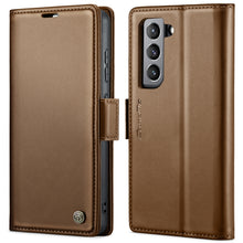 Load image into Gallery viewer, CaseMe 023 Butterfly Buckle Litchi Texture RFID Anti-theft Leather Phone Case, For Samsung Galaxy S22 5G, For Samsung Galaxy A32 5G / M32 5G, For Samsung Galaxy A52/A52s 5G, For Samsung Galaxy A22 5G, For Samsung Galaxy S21 FE 5G, For Samsung Galaxy A7...