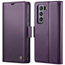 Load image into Gallery viewer, CaseMe 023 Butterfly Buckle Litchi Texture RFID Anti-theft Leather Phone Case, For Samsung Galaxy S22 5G, For Samsung Galaxy A32 5G / M32 5G, For Samsung Galaxy A52/A52s 5G, For Samsung Galaxy A22 5G, For Samsung Galaxy S21 FE 5G, For Samsung Galaxy A7...