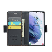 Load image into Gallery viewer, CaseMe 023 Butterfly Buckle Litchi Texture RFID Anti-theft Leather Phone Case, For Samsung Galaxy S21+ 5G, For Samsung Galaxy S21 Ultra 5G, For Samsung Galaxy Note20 Ultra, For Samsung Galaxy S20 Ultra, For Samsung Galaxy S20, For Samsung Galaxy S20+  ...