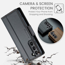 Load image into Gallery viewer, CaseMe 023 Butterfly Buckle Litchi Texture RFID Anti-theft Leather Phone Case, For Samsung Galaxy S21+ 5G, For Samsung Galaxy S21 Ultra 5G, For Samsung Galaxy Note20 Ultra, For Samsung Galaxy S20 Ultra, For Samsung Galaxy S20, For Samsung Galaxy S20+  ...