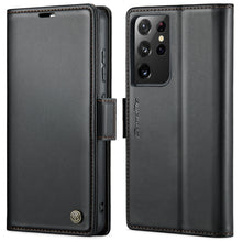 Load image into Gallery viewer, CaseMe 023 Butterfly Buckle Litchi Texture RFID Anti-theft Leather Phone Case, For Samsung Galaxy S21+ 5G, For Samsung Galaxy S21 Ultra 5G, For Samsung Galaxy Note20 Ultra, For Samsung Galaxy S20 Ultra, For Samsung Galaxy S20, For Samsung Galaxy S20+  ...