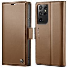 Load image into Gallery viewer, CaseMe 023 Butterfly Buckle Litchi Texture RFID Anti-theft Leather Phone Case, For Samsung Galaxy S21+ 5G, For Samsung Galaxy S21 Ultra 5G, For Samsung Galaxy Note20 Ultra, For Samsung Galaxy S20 Ultra, For Samsung Galaxy S20, For Samsung Galaxy S20+  ...