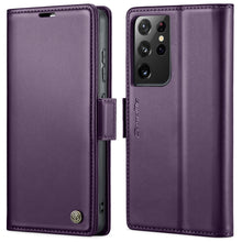 Load image into Gallery viewer, CaseMe 023 Butterfly Buckle Litchi Texture RFID Anti-theft Leather Phone Case, For Samsung Galaxy S21+ 5G, For Samsung Galaxy S21 Ultra 5G, For Samsung Galaxy Note20 Ultra, For Samsung Galaxy S20 Ultra, For Samsung Galaxy S20, For Samsung Galaxy S20+  ...