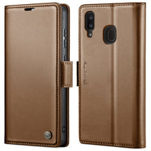 Load image into Gallery viewer, CaseMe 023 Butterfly Buckle Litchi Texture RFID Anti-theft Leather Phone Case, For Samsung Galaxy A70/A70s, For Samsung Galaxy A20/A30/M10s, For Samsung Galaxy A30s / A50s / A50, For Samsung Galaxy Note10+, For Samsung Galaxy A40, For Samsung Galaxy S1...