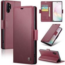 Load image into Gallery viewer, CaseMe 023 Butterfly Buckle Litchi Texture RFID Anti-theft Leather Phone Case, For Samsung Galaxy A70/A70s, For Samsung Galaxy A20/A30/M10s, For Samsung Galaxy A30s / A50s / A50, For Samsung Galaxy Note10+, For Samsung Galaxy A40, For Samsung Galaxy S1...