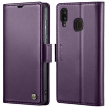 Load image into Gallery viewer, CaseMe 023 Butterfly Buckle Litchi Texture RFID Anti-theft Leather Phone Case, For Samsung Galaxy A70/A70s, For Samsung Galaxy A20/A30/M10s, For Samsung Galaxy A30s / A50s / A50, For Samsung Galaxy Note10+, For Samsung Galaxy A40, For Samsung Galaxy S1...