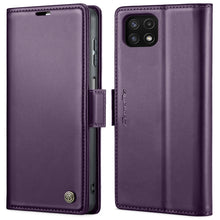 Load image into Gallery viewer, CaseMe 023 Butterfly Buckle Litchi Texture RFID Anti-theft Leather Phone Case, For Samsung Galaxy S22 5G, For Samsung Galaxy A32 5G / M32 5G, For Samsung Galaxy A52/A52s 5G, For Samsung Galaxy A22 5G, For Samsung Galaxy S21 FE 5G, For Samsung Galaxy A7...