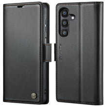 Load image into Gallery viewer, CaseMe 023 Butterfly Buckle Litchi Texture RFID Anti-theft Leather Phone Case, For Samsung Galaxy S23 FE 5G, For Samsung Galaxy A24 4G, For Samsung Galaxy A14 4G/5G, For Samsung Galaxy A34 5G, For Samsung Galaxy A54 5G, For Samsung Galaxy S23 Ultra 5G ...