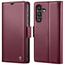 Load image into Gallery viewer, CaseMe 023 Butterfly Buckle Litchi Texture RFID Anti-theft Leather Phone Case, For Samsung Galaxy S23 FE 5G, For Samsung Galaxy A24 4G, For Samsung Galaxy A14 4G/5G, For Samsung Galaxy A34 5G, For Samsung Galaxy A54 5G, For Samsung Galaxy S23 Ultra 5G ...
