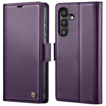 Load image into Gallery viewer, CaseMe 023 Butterfly Buckle Litchi Texture RFID Anti-theft Leather Phone Case, For Samsung Galaxy S23 FE 5G, For Samsung Galaxy A24 4G, For Samsung Galaxy A14 4G/5G, For Samsung Galaxy A34 5G, For Samsung Galaxy A54 5G, For Samsung Galaxy S23 Ultra 5G ...