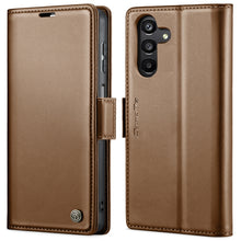 Load image into Gallery viewer, CaseMe 023 Butterfly Buckle Litchi Texture RFID Anti-theft Leather Phone Case, For Samsung Galaxy S23 FE 5G, For Samsung Galaxy A24 4G, For Samsung Galaxy A14 4G/5G, For Samsung Galaxy A34 5G, For Samsung Galaxy A54 5G, For Samsung Galaxy S23 Ultra 5G ...