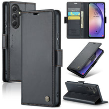 Load image into Gallery viewer, CaseMe 023 Butterfly Buckle Litchi Texture RFID Anti-theft Leather Phone Case, For Samsung Galaxy S23 FE 5G, For Samsung Galaxy A24 4G, For Samsung Galaxy A14 4G/5G, For Samsung Galaxy A34 5G, For Samsung Galaxy A54 5G, For Samsung Galaxy S23 Ultra 5G ...