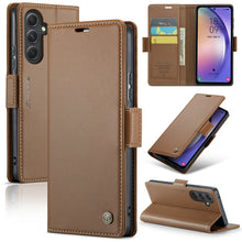 Load image into Gallery viewer, CaseMe 023 Butterfly Buckle Litchi Texture RFID Anti-theft Leather Phone Case, For Samsung Galaxy S23 FE 5G, For Samsung Galaxy A24 4G, For Samsung Galaxy A14 4G/5G, For Samsung Galaxy A34 5G, For Samsung Galaxy A54 5G, For Samsung Galaxy S23 Ultra 5G ...