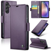 Load image into Gallery viewer, CaseMe 023 Butterfly Buckle Litchi Texture RFID Anti-theft Leather Phone Case, For Samsung Galaxy S23 FE 5G, For Samsung Galaxy A24 4G, For Samsung Galaxy A14 4G/5G, For Samsung Galaxy A34 5G, For Samsung Galaxy A54 5G, For Samsung Galaxy S23 Ultra 5G ...