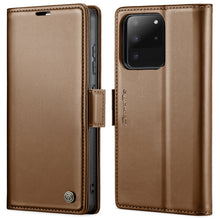 Load image into Gallery viewer, CaseMe 023 Butterfly Buckle Litchi Texture RFID Anti-theft Leather Phone Case, For Samsung Galaxy S21+ 5G, For Samsung Galaxy S21 Ultra 5G, For Samsung Galaxy Note20 Ultra, For Samsung Galaxy S20 Ultra, For Samsung Galaxy S20, For Samsung Galaxy S20+  ...