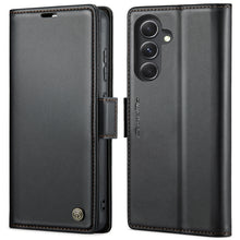 Load image into Gallery viewer, CaseMe 023 Butterfly Buckle Litchi Texture RFID Anti-theft Leather Phone Case, For Samsung Galaxy S23 FE 5G, For Samsung Galaxy A24 4G, For Samsung Galaxy A14 4G/5G, For Samsung Galaxy A34 5G, For Samsung Galaxy A54 5G, For Samsung Galaxy S23 Ultra 5G ...
