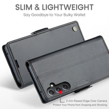 Load image into Gallery viewer, CaseMe 023 Butterfly Buckle Litchi Texture RFID Anti-theft Leather Phone Case, For Samsung Galaxy S23 FE 5G, For Samsung Galaxy A24 4G, For Samsung Galaxy A14 4G/5G, For Samsung Galaxy A34 5G, For Samsung Galaxy A54 5G, For Samsung Galaxy S23 Ultra 5G ...