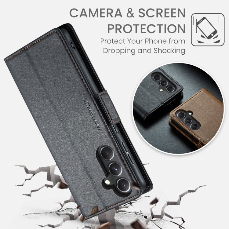 CaseMe 023 Butterfly Buckle Litchi Texture RFID Anti-theft Leather Phone Case, For Samsung Galaxy S23 FE 5G, For Samsung Galaxy A24 4G, For Samsung Galaxy A14 4G/5G, For Samsung Galaxy A34 5G, For Samsung Galaxy A54 5G, For Samsung Galaxy S23 Ultra 5G ...