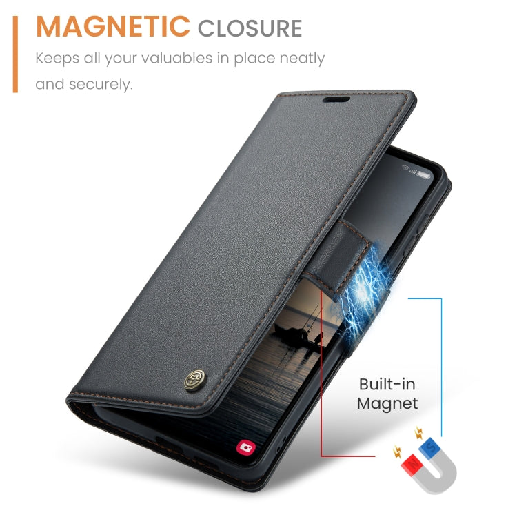 CaseMe 023 Butterfly Buckle Litchi Texture RFID Anti-theft Leather Phone Case, For Samsung Galaxy S23 FE 5G, For Samsung Galaxy A24 4G, For Samsung Galaxy A14 4G/5G, For Samsung Galaxy A34 5G, For Samsung Galaxy A54 5G, For Samsung Galaxy S23 Ultra 5G ...
