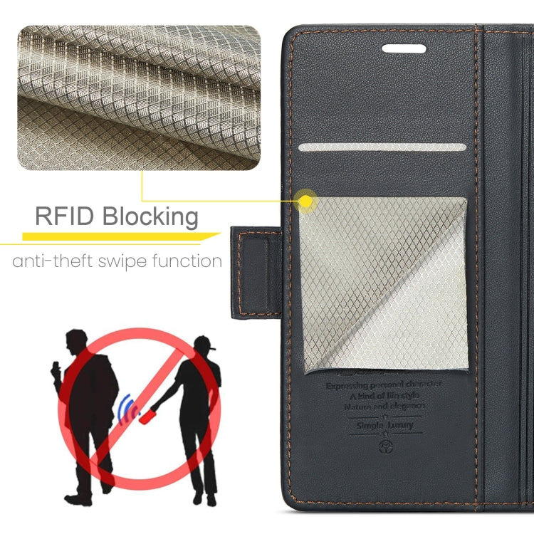 CaseMe 023 Butterfly Buckle Litchi Texture RFID Anti-theft Leather Phone Case, For Samsung Galaxy S23 FE 5G, For Samsung Galaxy A24 4G, For Samsung Galaxy A14 4G/5G, For Samsung Galaxy A34 5G, For Samsung Galaxy A54 5G, For Samsung Galaxy S23 Ultra 5G ...
