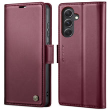 Load image into Gallery viewer, CaseMe 023 Butterfly Buckle Litchi Texture RFID Anti-theft Leather Phone Case, For Samsung Galaxy S23 FE 5G, For Samsung Galaxy A24 4G, For Samsung Galaxy A14 4G/5G, For Samsung Galaxy A34 5G, For Samsung Galaxy A54 5G, For Samsung Galaxy S23 Ultra 5G ...