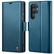 Load image into Gallery viewer, CaseMe 023 Butterfly Buckle Litchi Texture RFID Anti-theft Leather Phone Case, For Samsung Galaxy A15 4G/5G, For Samsung Galaxy A55, For Samsung Galaxy A35 5G, For Samsung Galaxy S24 Ultra, For Samsung Galaxy S24+, For Samsung Galaxy S24               ...