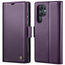 Load image into Gallery viewer, CaseMe 023 Butterfly Buckle Litchi Texture RFID Anti-theft Leather Phone Case, For Samsung Galaxy A15 4G/5G, For Samsung Galaxy A55, For Samsung Galaxy A35 5G, For Samsung Galaxy S24 Ultra, For Samsung Galaxy S24+, For Samsung Galaxy S24               ...
