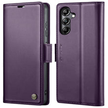 Load image into Gallery viewer, CaseMe 023 Butterfly Buckle Litchi Texture RFID Anti-theft Leather Phone Case, For Samsung Galaxy A15 4G/5G, For Samsung Galaxy A55, For Samsung Galaxy A35 5G, For Samsung Galaxy S24 Ultra, For Samsung Galaxy S24+, For Samsung Galaxy S24               ...
