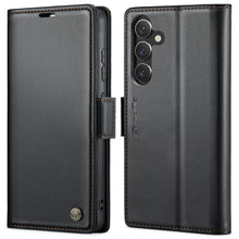 Load image into Gallery viewer, CaseMe 023 Butterfly Buckle Litchi Texture RFID Anti-theft Leather Phone Case, For Samsung Galaxy A15 4G/5G, For Samsung Galaxy A55, For Samsung Galaxy A35 5G, For Samsung Galaxy S24 Ultra, For Samsung Galaxy S24+, For Samsung Galaxy S24               ...