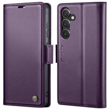 Load image into Gallery viewer, CaseMe 023 Butterfly Buckle Litchi Texture RFID Anti-theft Leather Phone Case, For Samsung Galaxy A15 4G/5G, For Samsung Galaxy A55, For Samsung Galaxy A35 5G, For Samsung Galaxy S24 Ultra, For Samsung Galaxy S24+, For Samsung Galaxy S24               ...