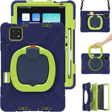 Load image into Gallery viewer, Silicone Hybrid PC Tablet Case with Holder &amp; Shoulder Strap, For Xiaomi Pad 6 / 6 Pro