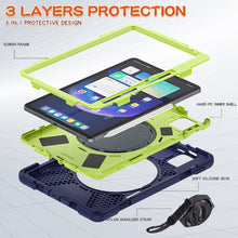 Load image into Gallery viewer, Silicone Hybrid PC Tablet Case with Holder &amp; Shoulder Strap, For Xiaomi Pad 6 / 6 Pro