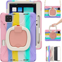Load image into Gallery viewer, Silicone Hybrid PC Tablet Case with Holder &amp; Shoulder Strap, For Xiaomi Pad 6 / 6 Pro