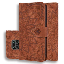 Load image into Gallery viewer, Embossed Sunflower Pattern Horizontal Flip PU Leather Case with Holder &amp; Card Slots &amp; Wallet &amp; Lanyard, For Xiaomi Redmi Note 9 Pro Max, For Xiaomi Mi CC9 Pro / Mi Note 10 / Mi Note 10 Pro, For Huawei Mate 30 Pro