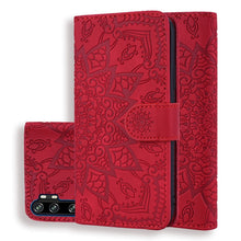 Load image into Gallery viewer, Embossed Sunflower Pattern Horizontal Flip PU Leather Case with Holder &amp; Card Slots &amp; Wallet &amp; Lanyard, For Xiaomi Redmi Note 9 Pro Max, For Xiaomi Mi CC9 Pro / Mi Note 10 / Mi Note 10 Pro, For Huawei Mate 30 Pro