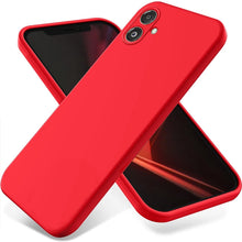 Load image into Gallery viewer, Pure Color Liquid Silicone Shockproof Phone Case
