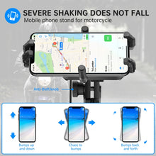 Load image into Gallery viewer, WUPP CS-1848B2 15W Motorcycle Wireless Fast Charging Phone Navigation Holder, Handlebars