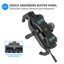 Load image into Gallery viewer, WUPP CS-1848B2 15W Motorcycle Wireless Fast Charging Phone Navigation Holder, Handlebars