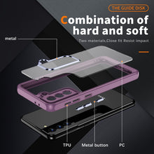 Load image into Gallery viewer, PC + TPU Phone Case with Lens Film, For Samsung Galaxy S23 Ultra 5G, For Samsung Galaxy S21 5G, For Samsung Galaxy S21+ 5G, For Samsung Galaxy S21 Ultra 5G