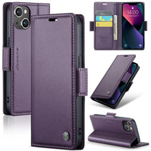 Load image into Gallery viewer, CaseMe 023 Butterfly Buckle Litchi Texture RFID Anti-theft Leather Phone Case, For iPhone 15 Pro Max, For iPhone 14, For iPhone 14 Plus, For iPhone 15 Pro, For iPhone 15 Plus, For iPhone 14 Pro, For iPhone 14 Pro Max, For iPhone 15